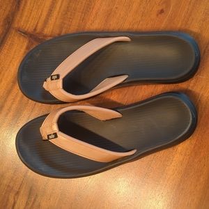 Nike women's flip flops, Rose Gold, Size 8